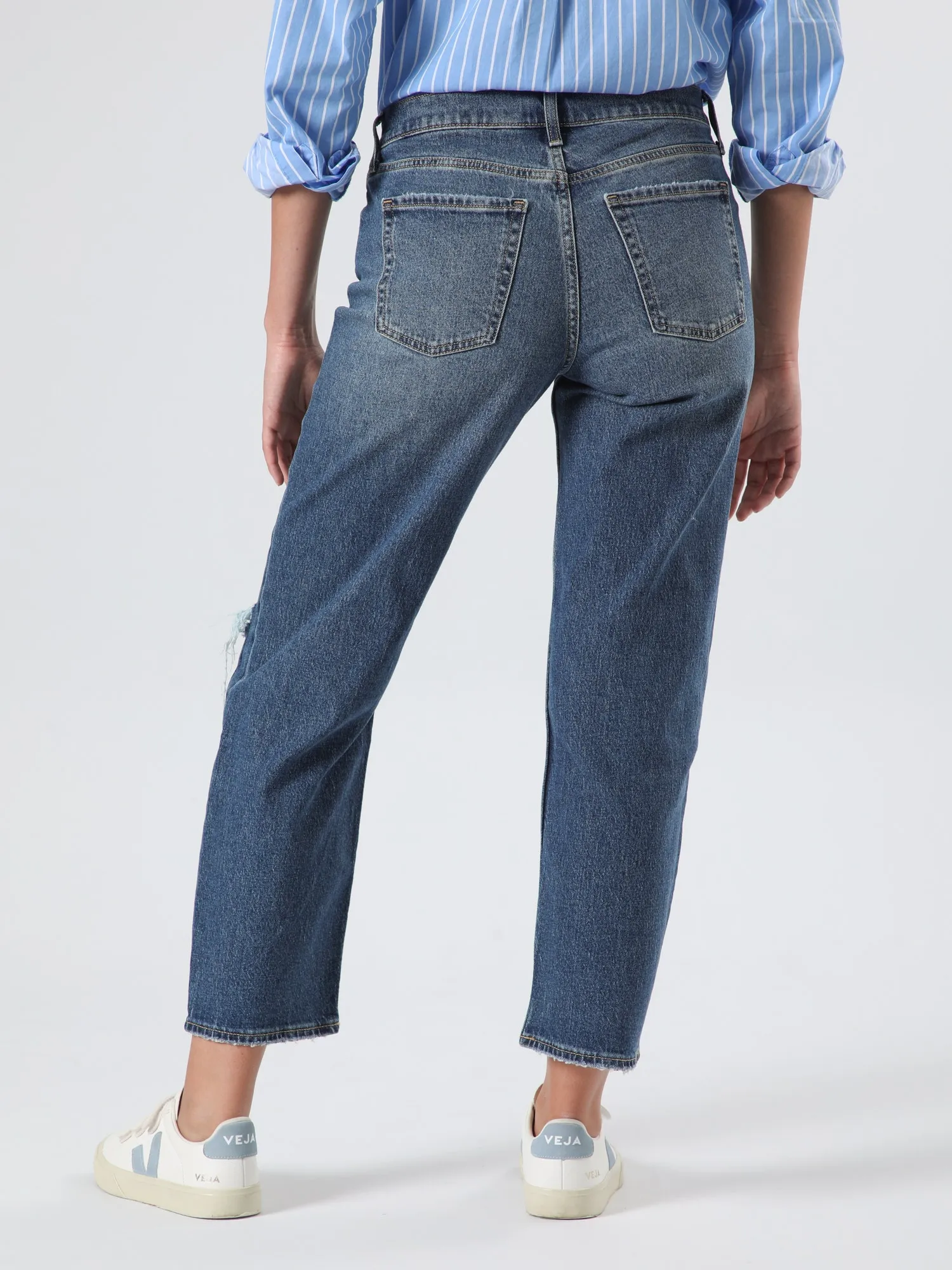 OLD NAVY Jeans Tiro Medio Old Navy Mujer