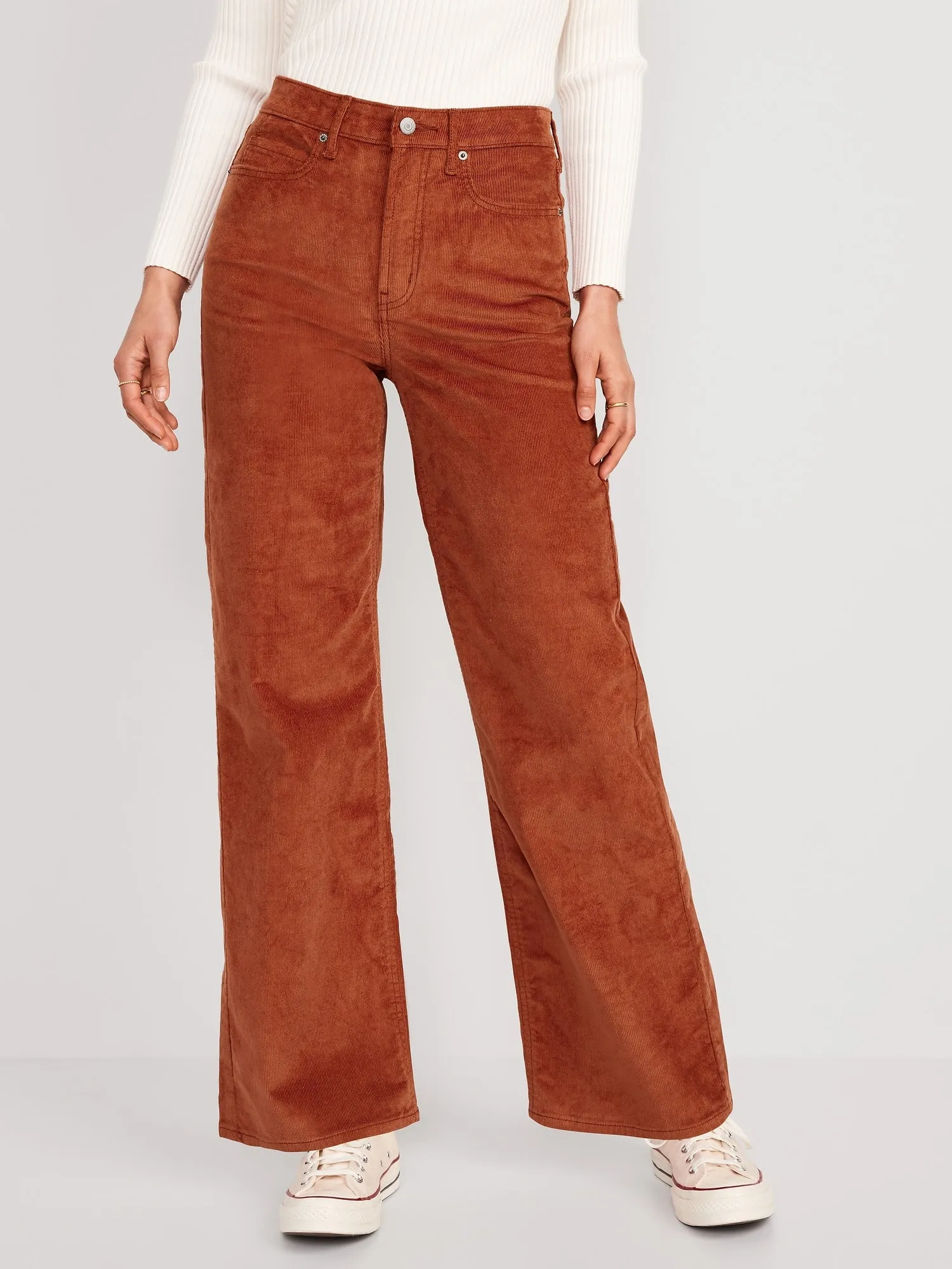 OLD NAVY Jeans Wide-Leg Tiro Alto Old Navy Mujer