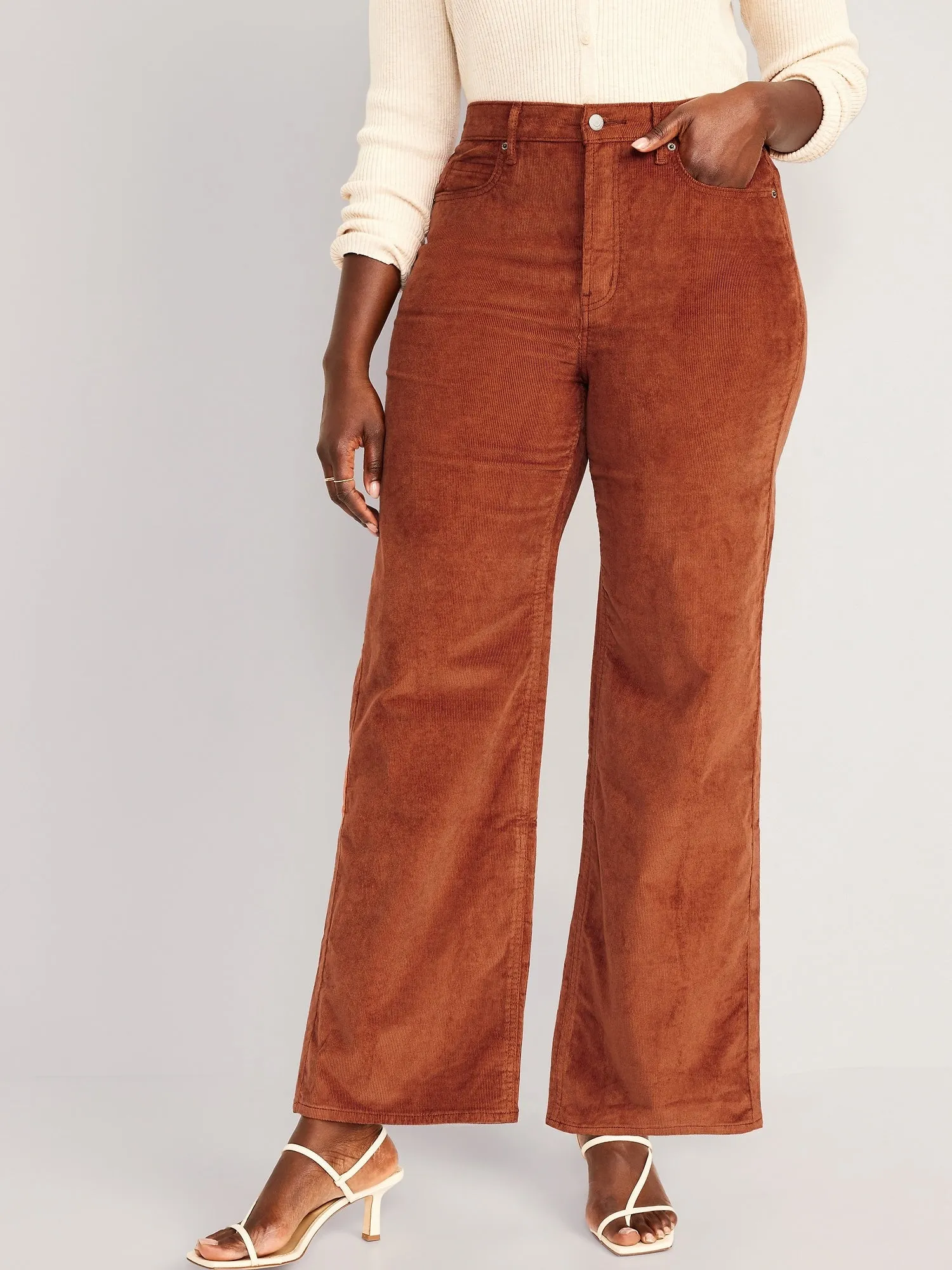 OLD NAVY Jeans Wide-Leg Tiro Alto Old Navy Mujer