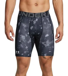 pantalones cortos Under Armour HeatGear Armour Printed Compression - Black/White - men´s