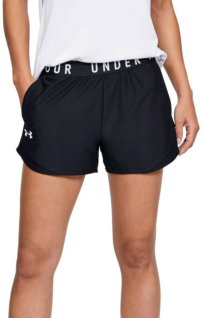 pantalones cortos Under Armour Play Up 3.0 - 001/Black/Black/White - women´s