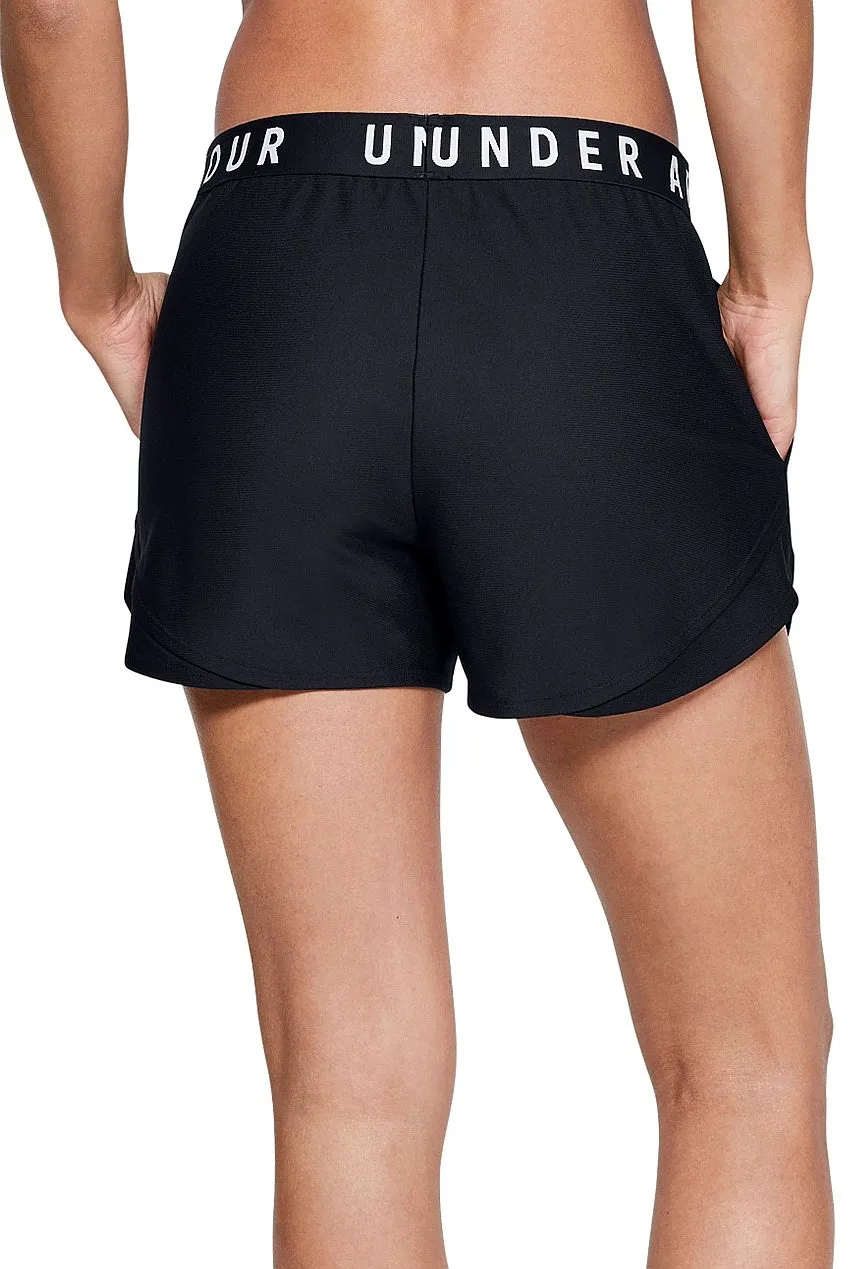 pantalones cortos Under Armour Play Up 3.0 - 001/Black/Black/White - women´s