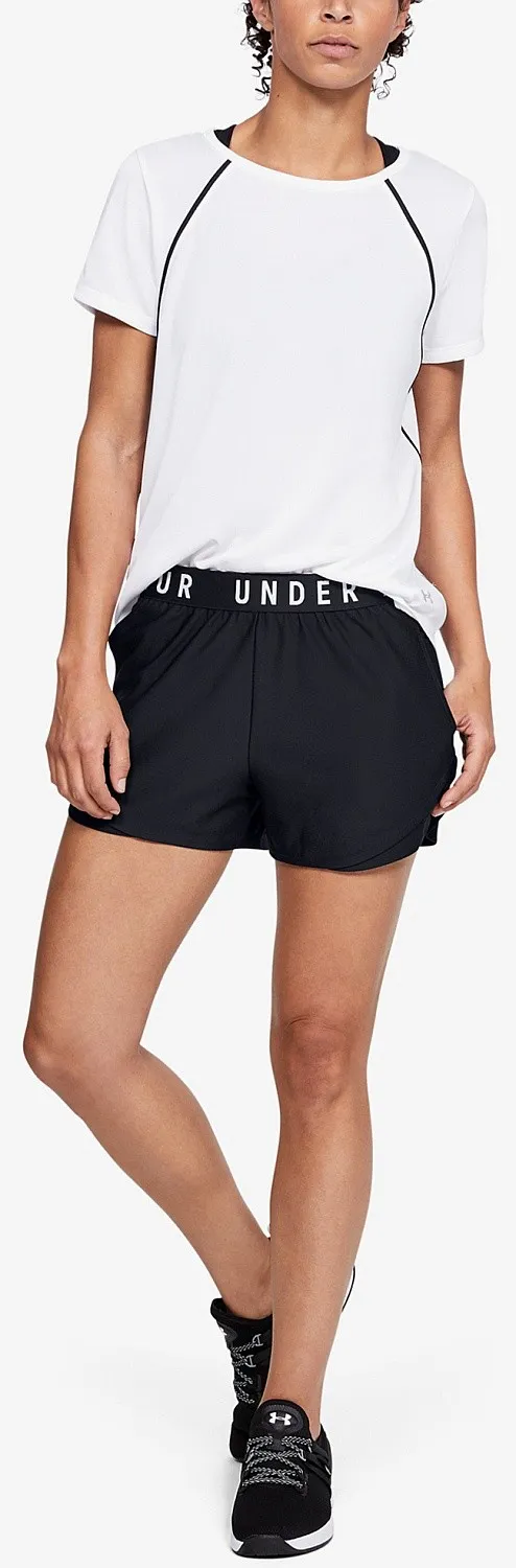 pantalones cortos Under Armour Play Up 3.0 - 001/Black/Black/White - women´s