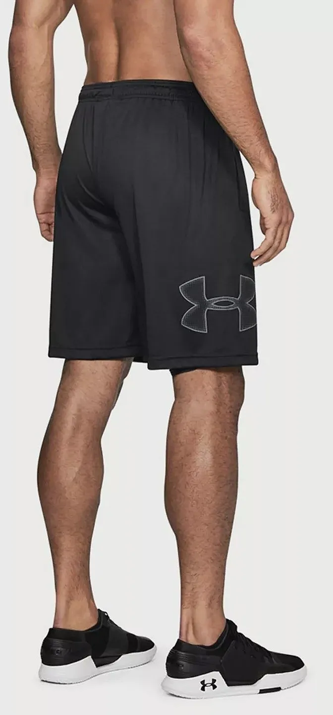 pantalones cortos Under Armour Tech Graphic - 001/Black/Graphite - men´s