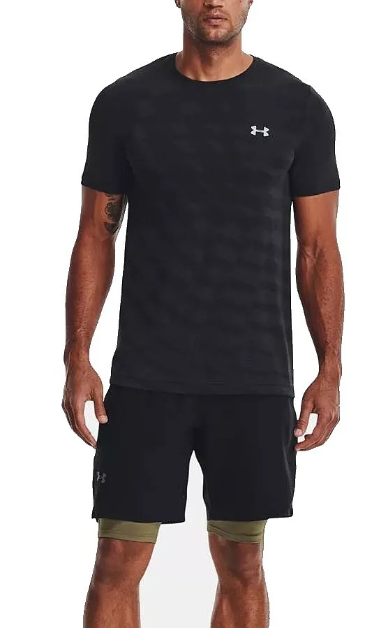 pantalones cortos Under Armour Vanish Woven 8in - Black/Pitch Gray - men´s