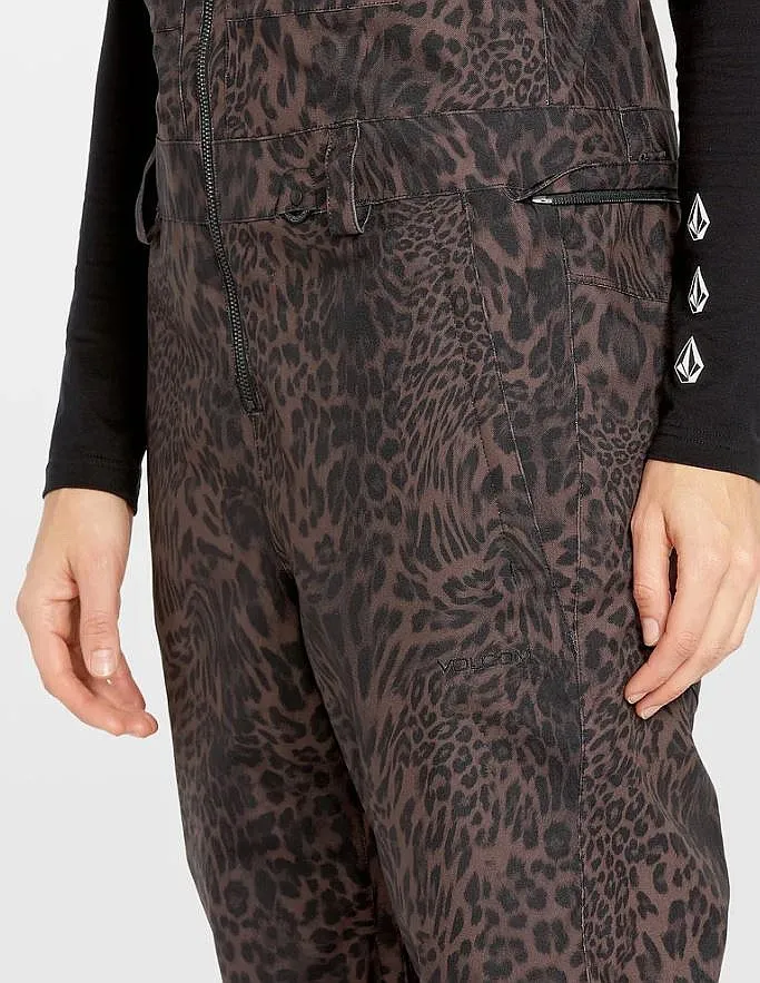 pantalones Volcom Swift Bib - Leopard - women´s