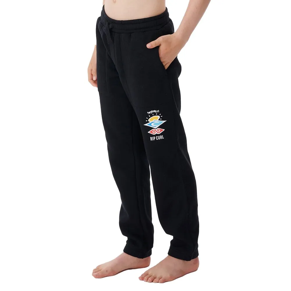 Pantalón Chándal Rip Curl niño deportivo SEARCH ICON TRANCK ref-KPACL9 negro