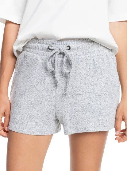 Pantalón corto ROXY Short chándal de viscosa para Mujer Forbidden Summer sgrh Ref. ERJNS03362 gris jaspeado