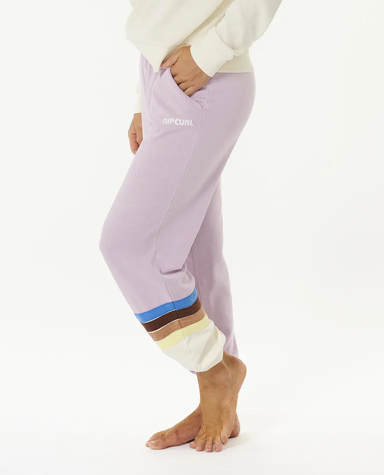 Pantalón de Chándal RIP CURL deporte para mujer SURF REVIVAL TRACK PANT-Lilac Ref. 023WPA Lila