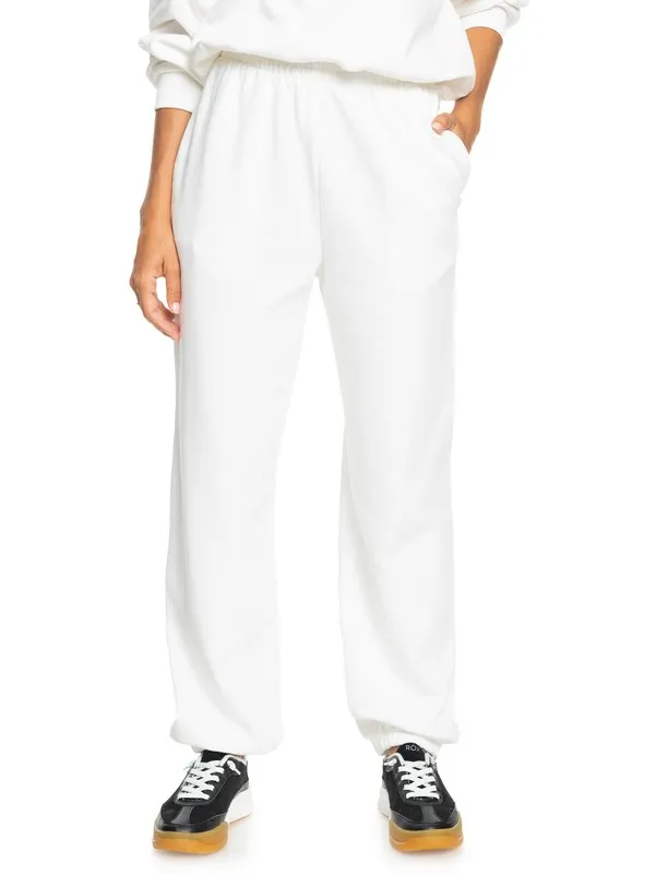 Pantalón de Chándal ROXY gym para Mujer Days Go By SNOW WHITE (wbk0) Ref. ERJFB03309 blanco