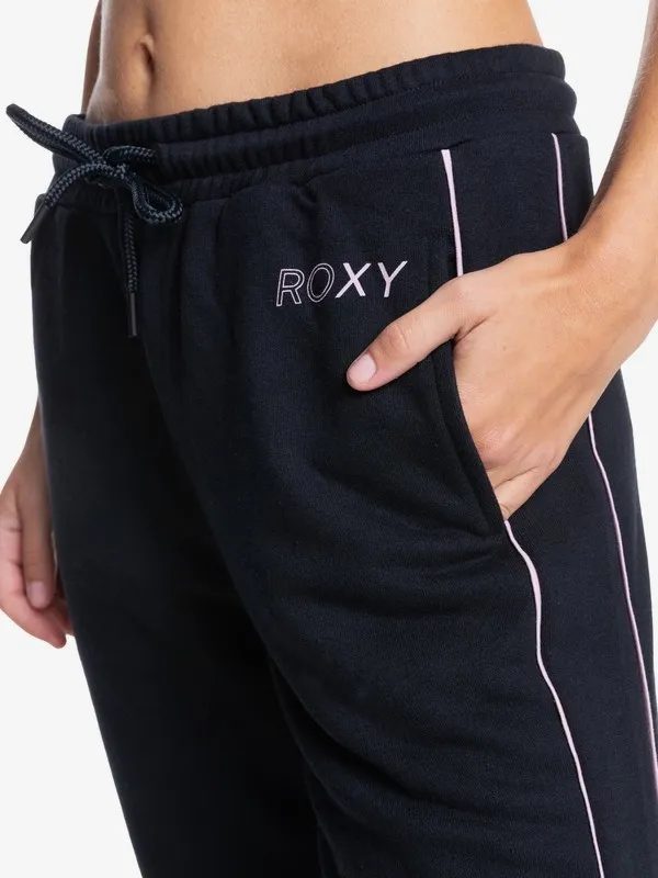 Pantalón de Chándal ROXY gym para Mujer No Time This Time ANTHRACITE (kvj0) Ref. ERJFB03306 negro