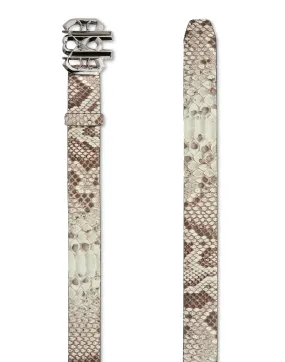 Python Leather Belt Gothic Plein