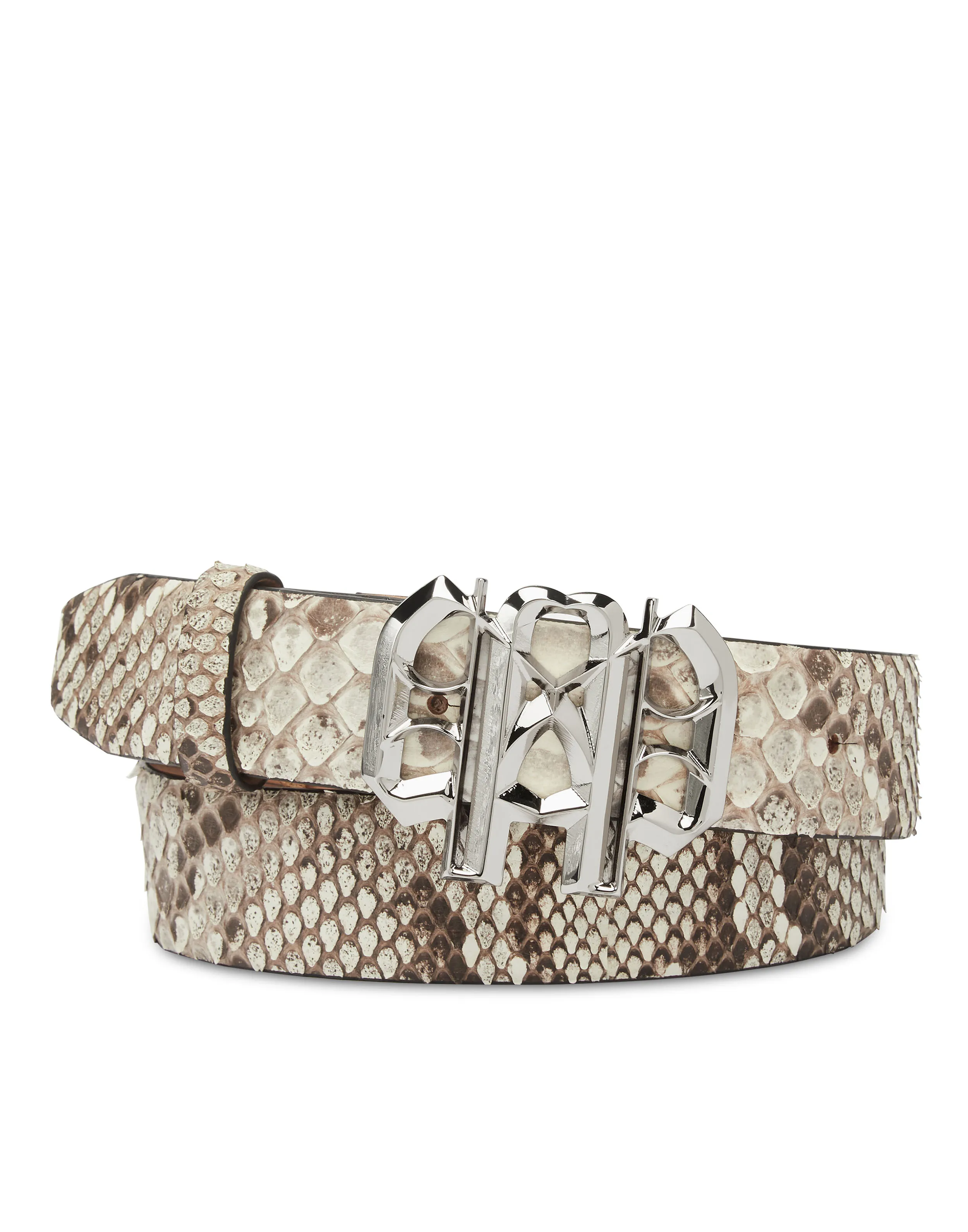 Python Leather Belt Gothic Plein