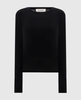 Rohe Black ribbed wool jumper