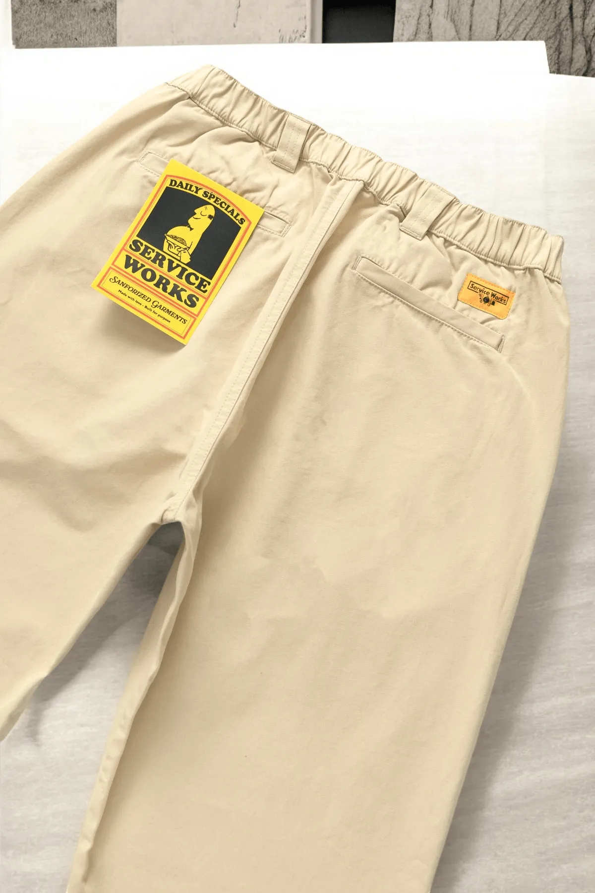 Service Works – Pantalones Twill waiters khaki