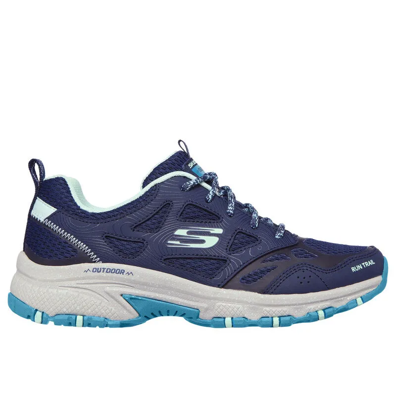 Skechers 149821 azul marino - zapatillas de cordones para trail o trekking de mujer