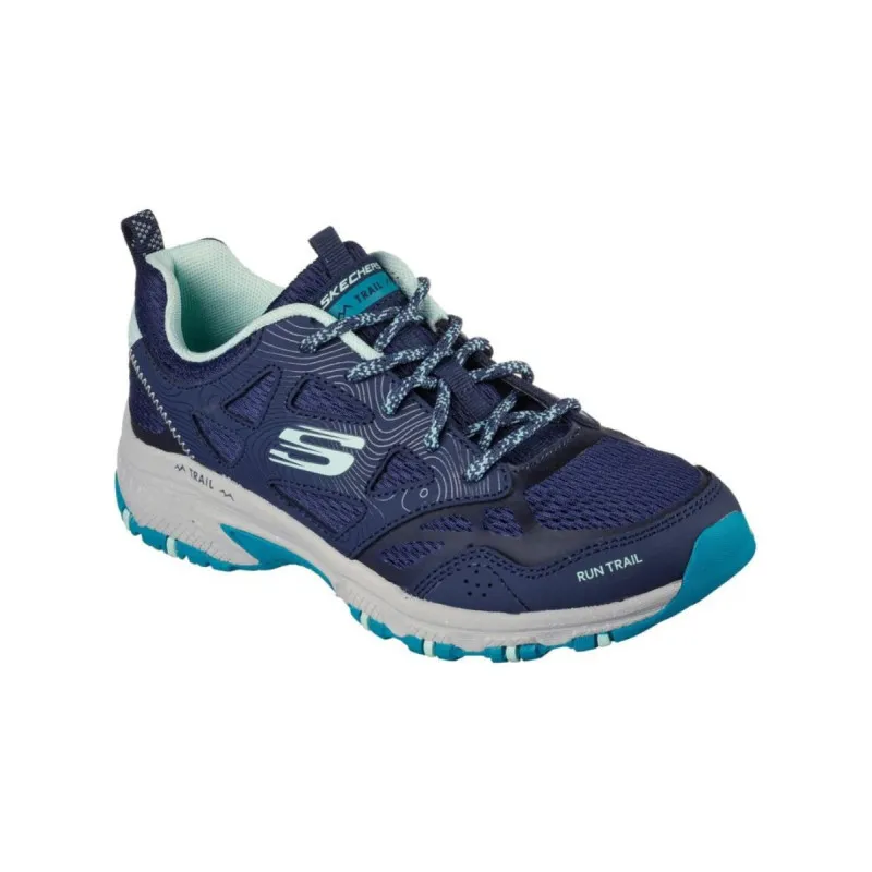 Skechers 149821 azul marino - zapatillas de cordones para trail o trekking de mujer