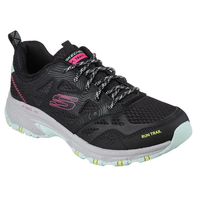 Skechers 149821 negro - zapatillas de cordones para trail o trekking de mujer