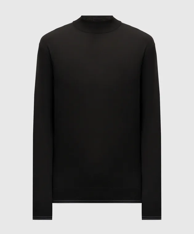 Stefano Ricci Black woolen jumper