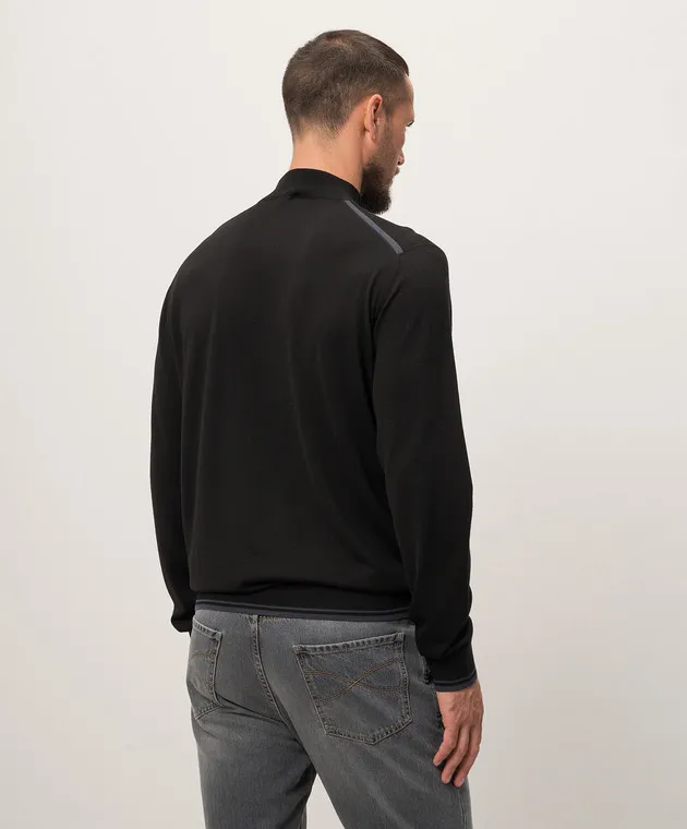 Stefano Ricci Black woolen jumper