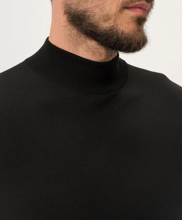 Stefano Ricci Black woolen jumper