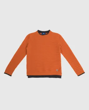 Stefano Ricci Children's orange cashmere jumper