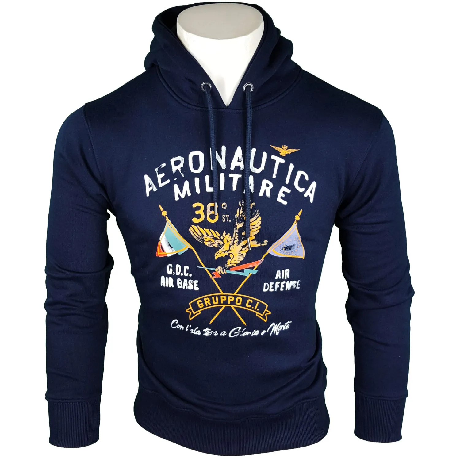 Sudadera Aeronautica Militare Hombre Azul Marino Ref.9944