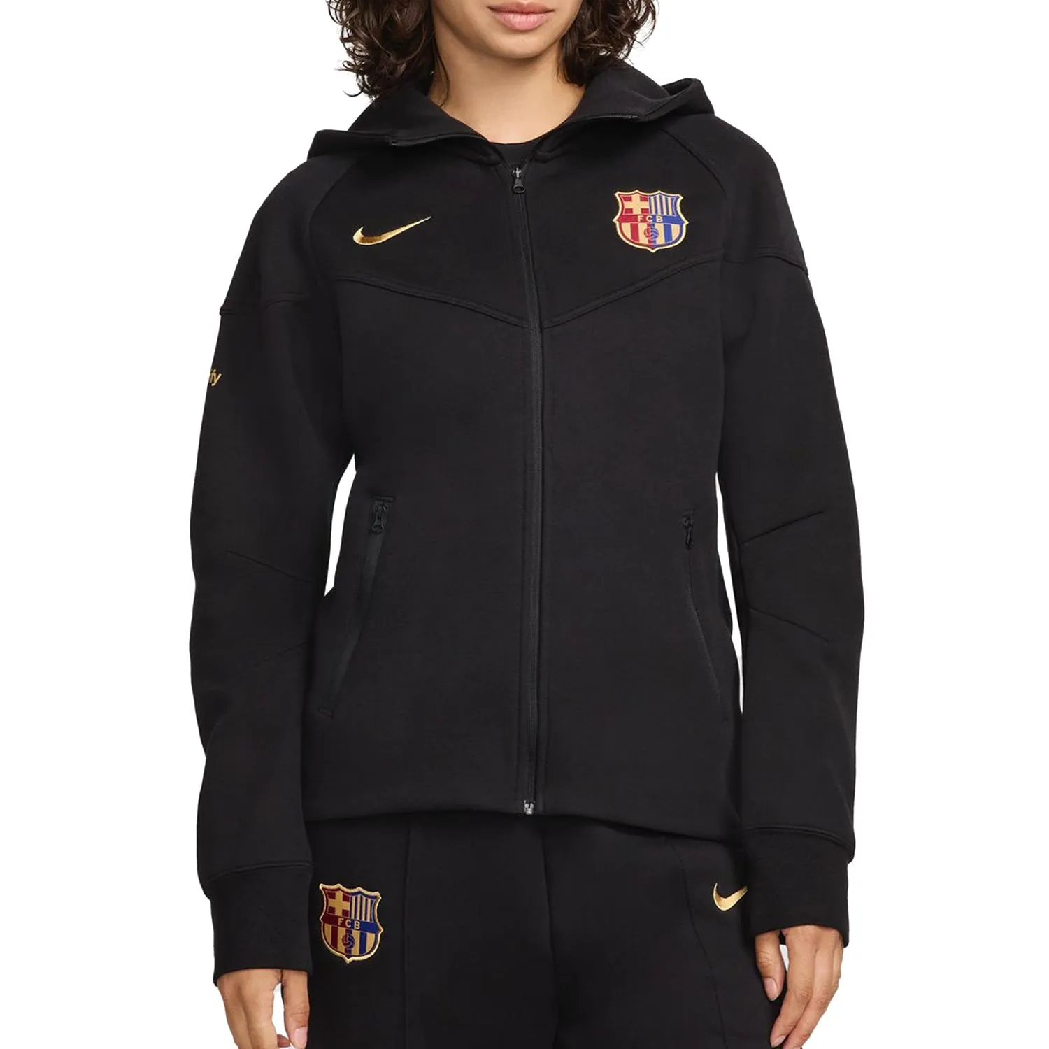 Sudadera con capucha Nike Barcelona Mujer Tech Fleece