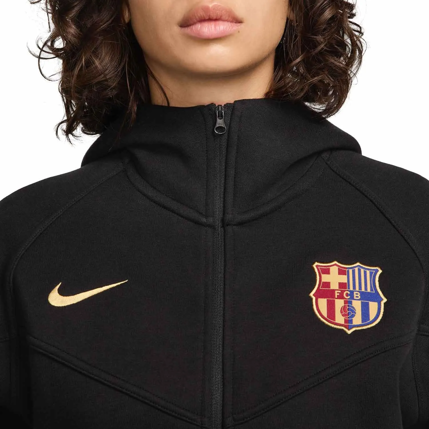 Sudadera con capucha Nike Barcelona Mujer Tech Fleece