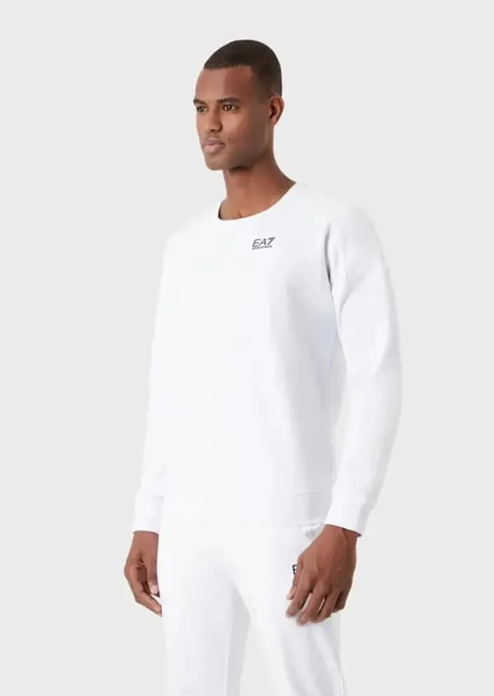 Sudadera EA7 Emporio Armani 3RPM18 PJLSZ 0100 blanco