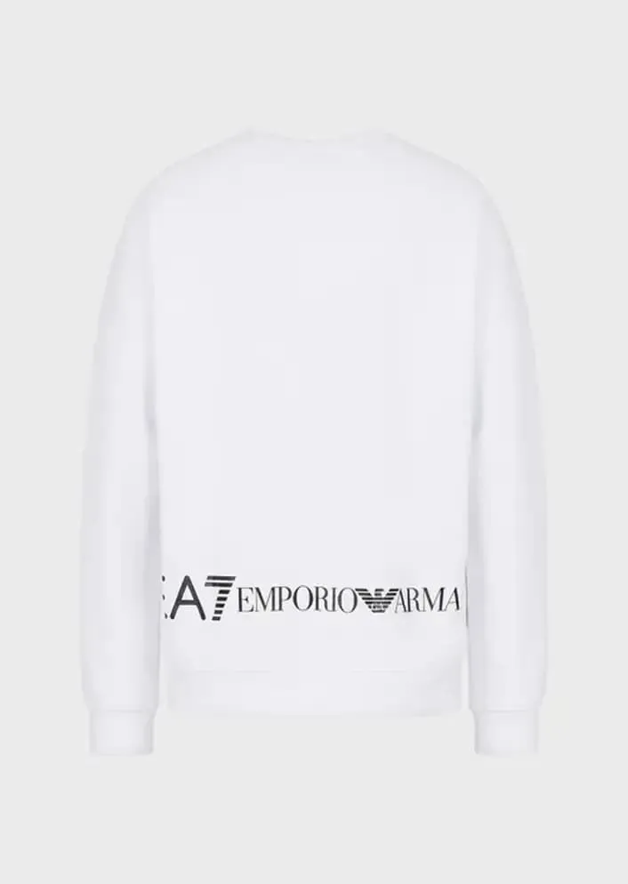 Sudadera EA7 Emporio Armani 3RPM18 PJLSZ 0100 blanco