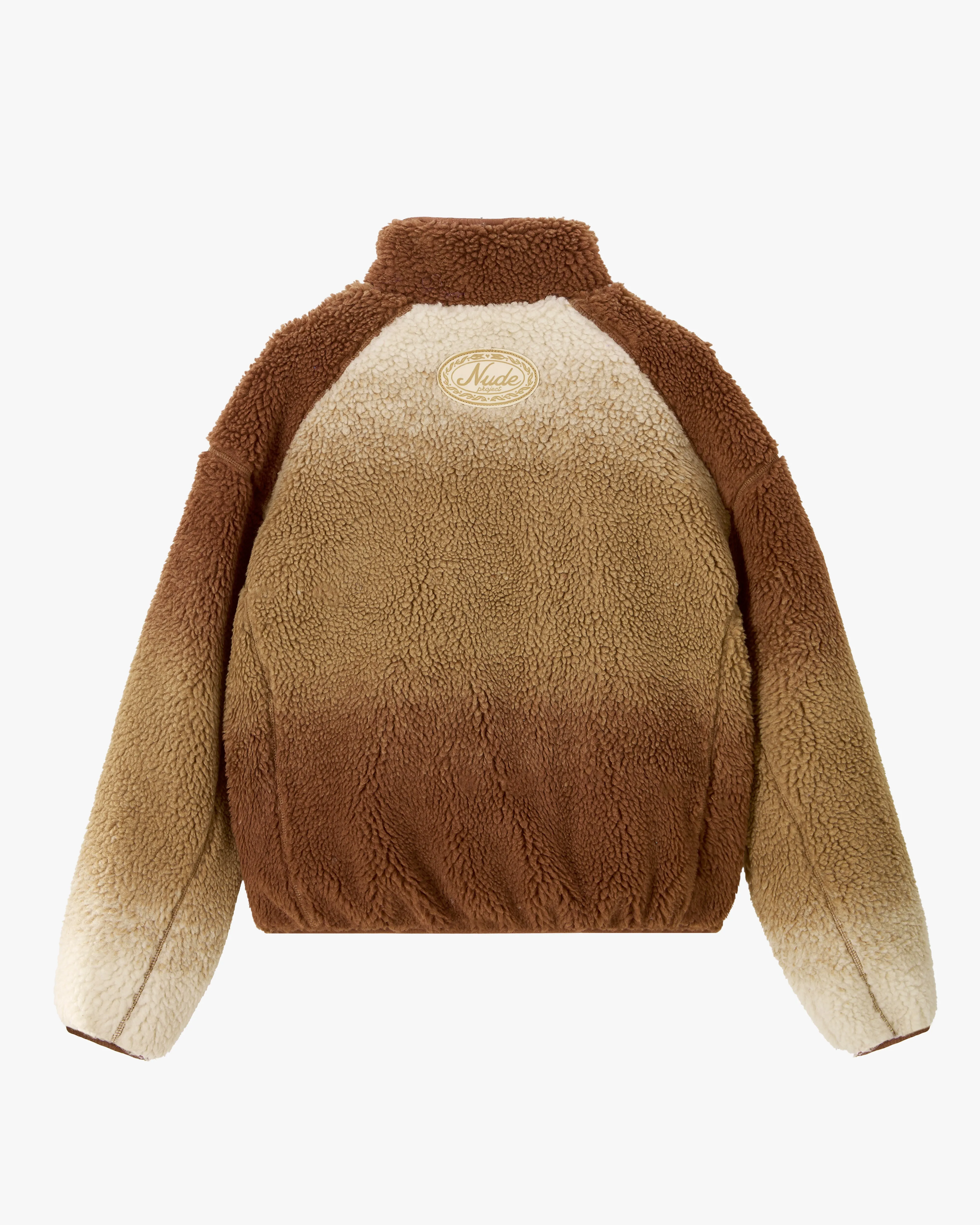 TEDDY DEGRADE JACKET SOLID BEIGE