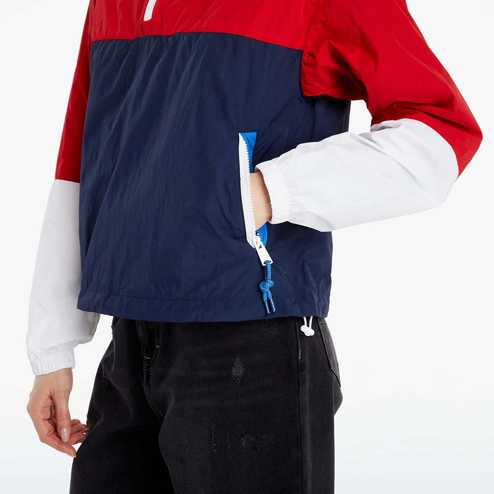 Tommy Hilfiger Colorblock Popover Windbreaker Jacket