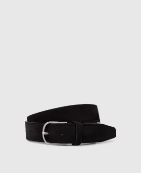 Toteme Black suede belt