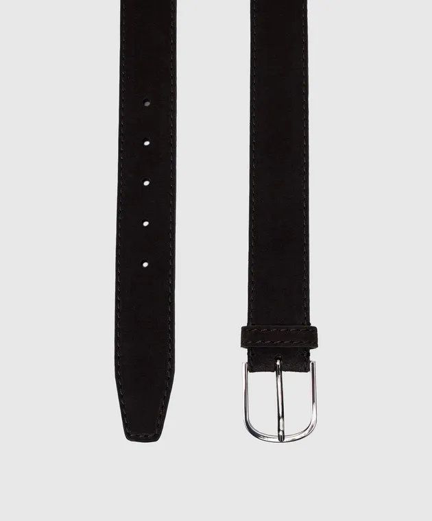 Toteme Black suede belt