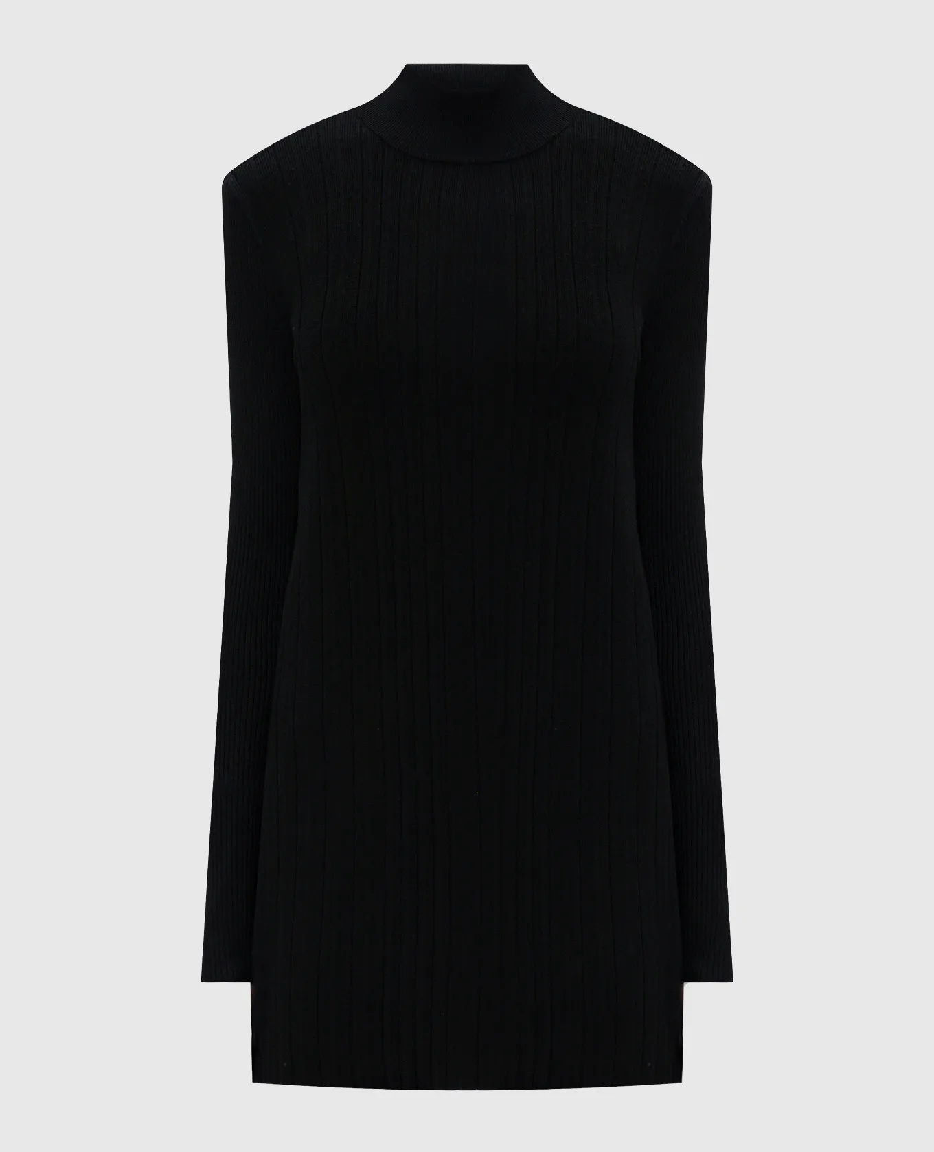 Twinset Black elongated jumper with pleating