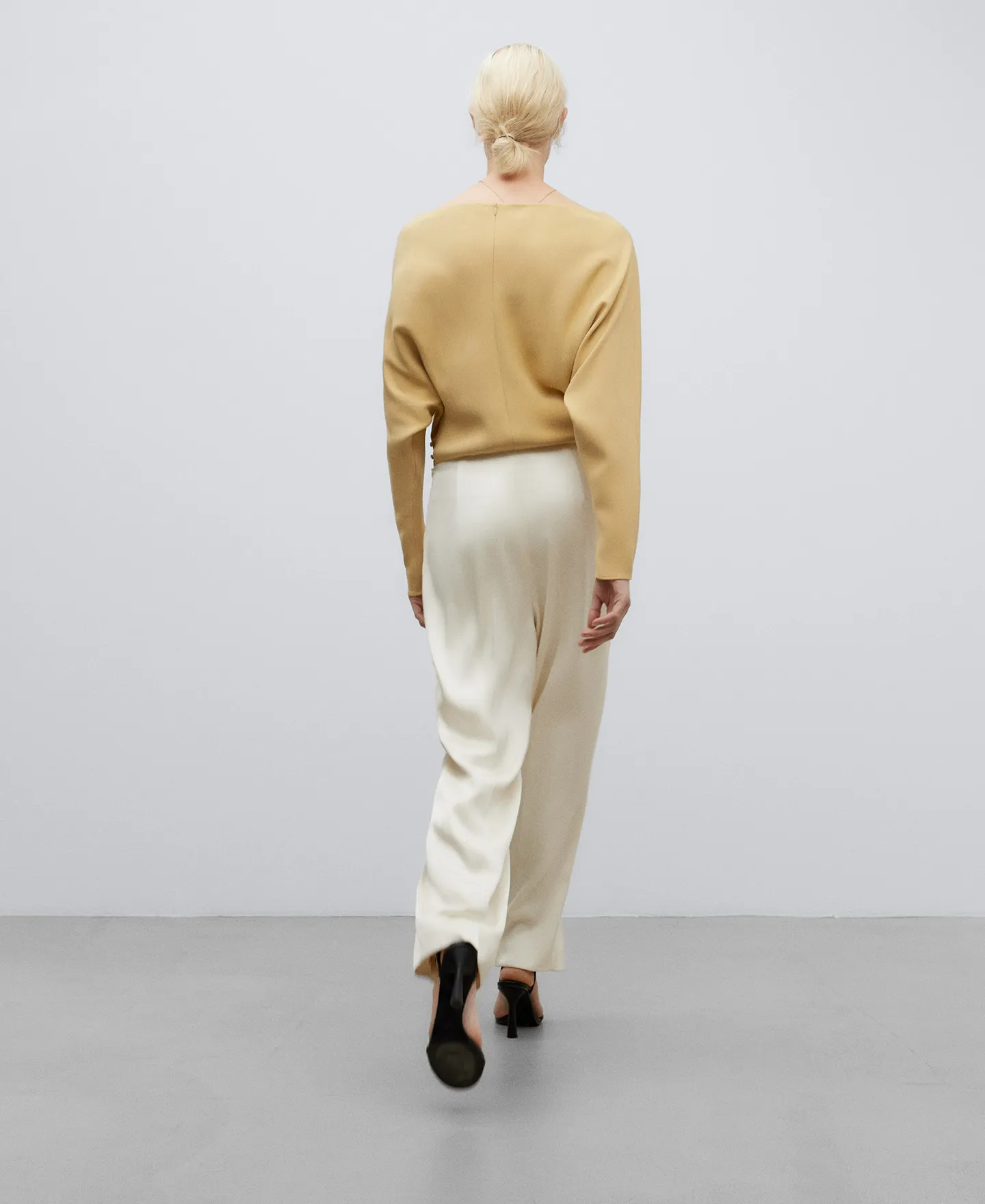 Two-tone jumpsuit woman