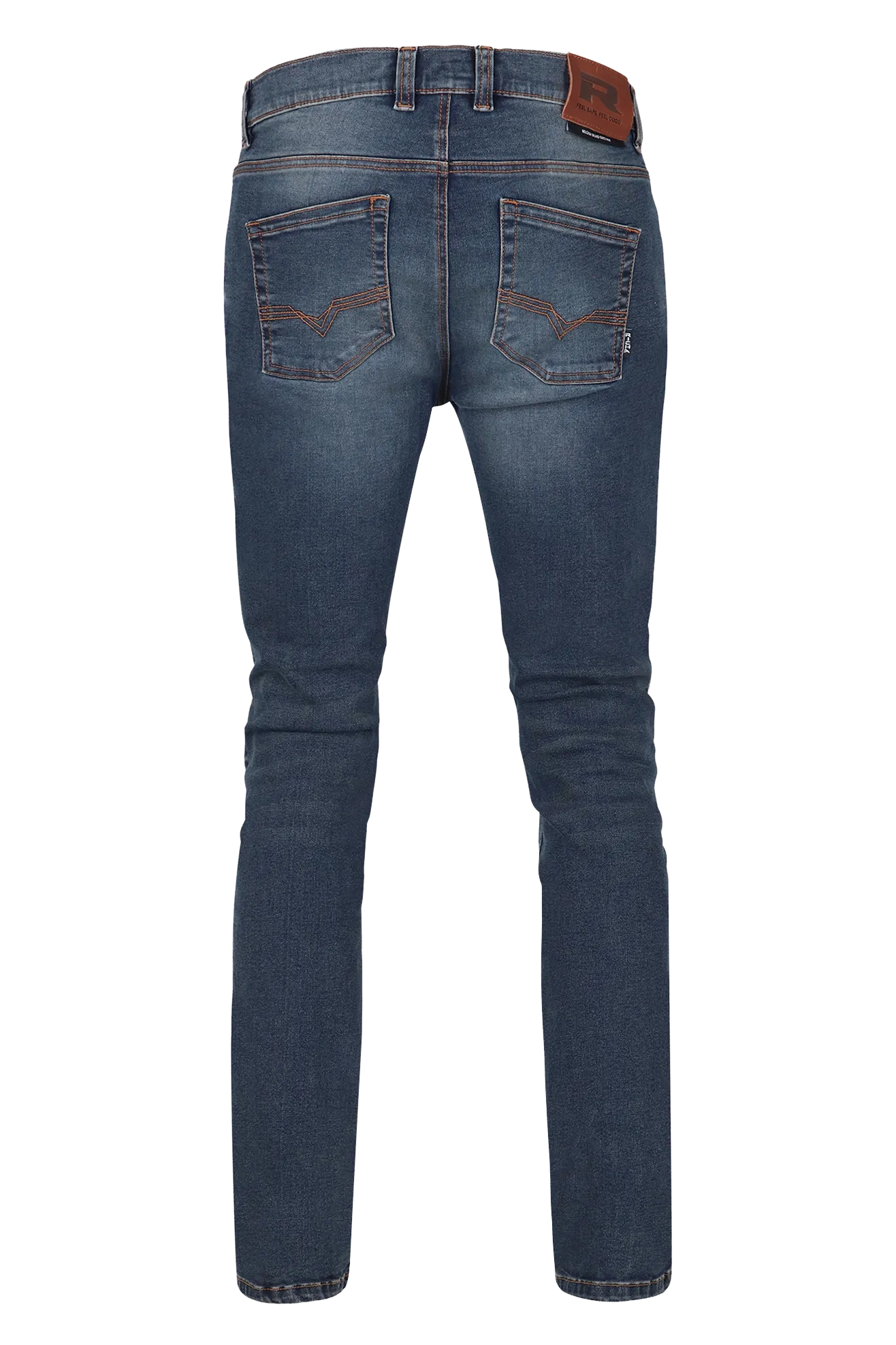 Vaqueros de Moto Richa Original 2 Slim Fit Long Azul Lavado 