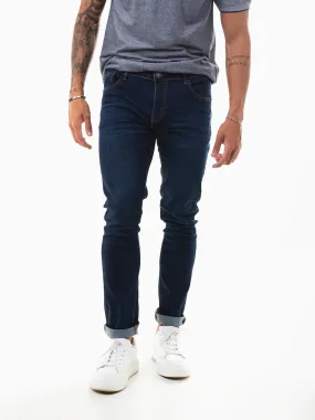 Vaqueros slim fit azul oscuro