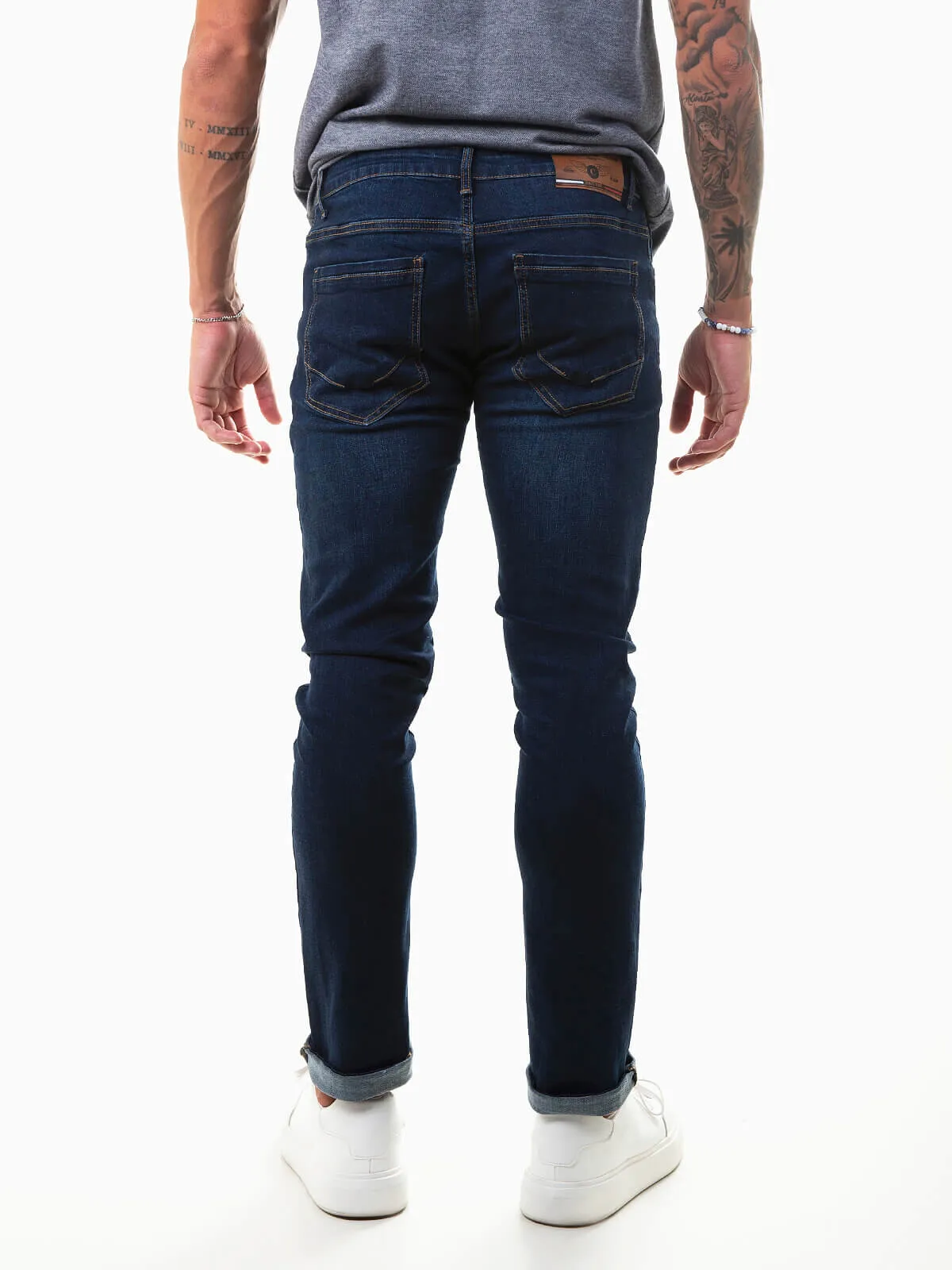 Vaqueros slim fit azul oscuro