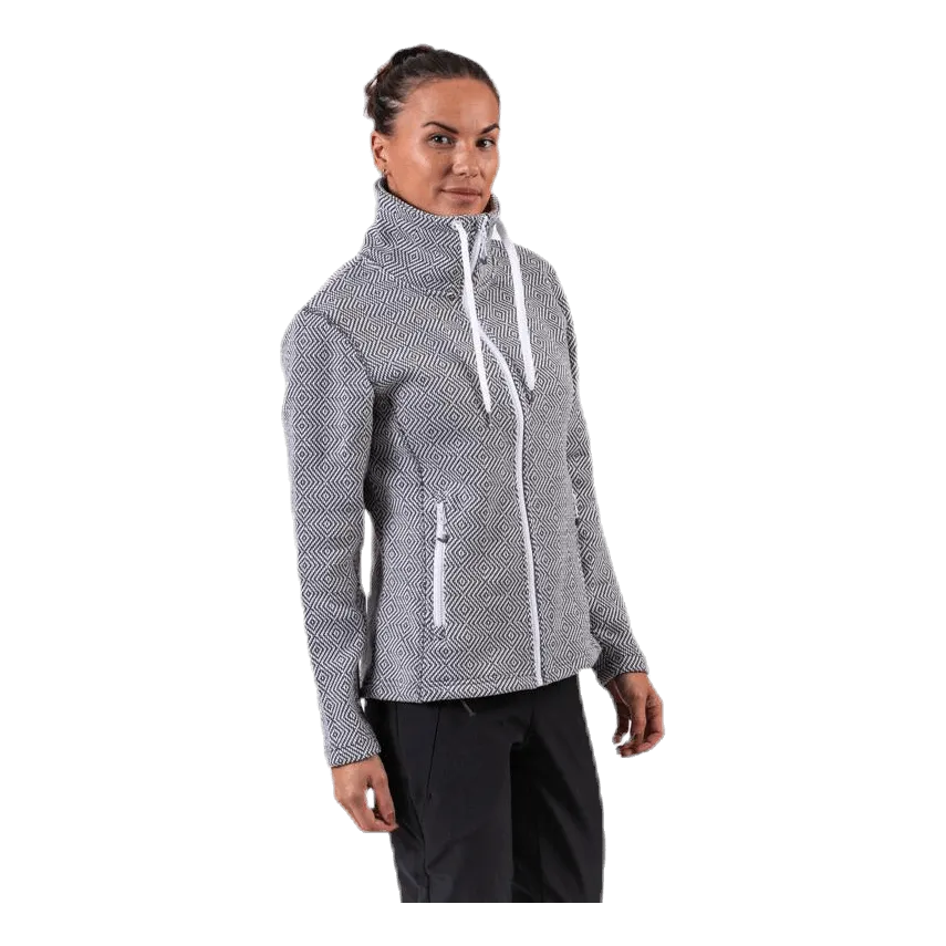 Weather Report Freida Melange Fleece Jacket Grey