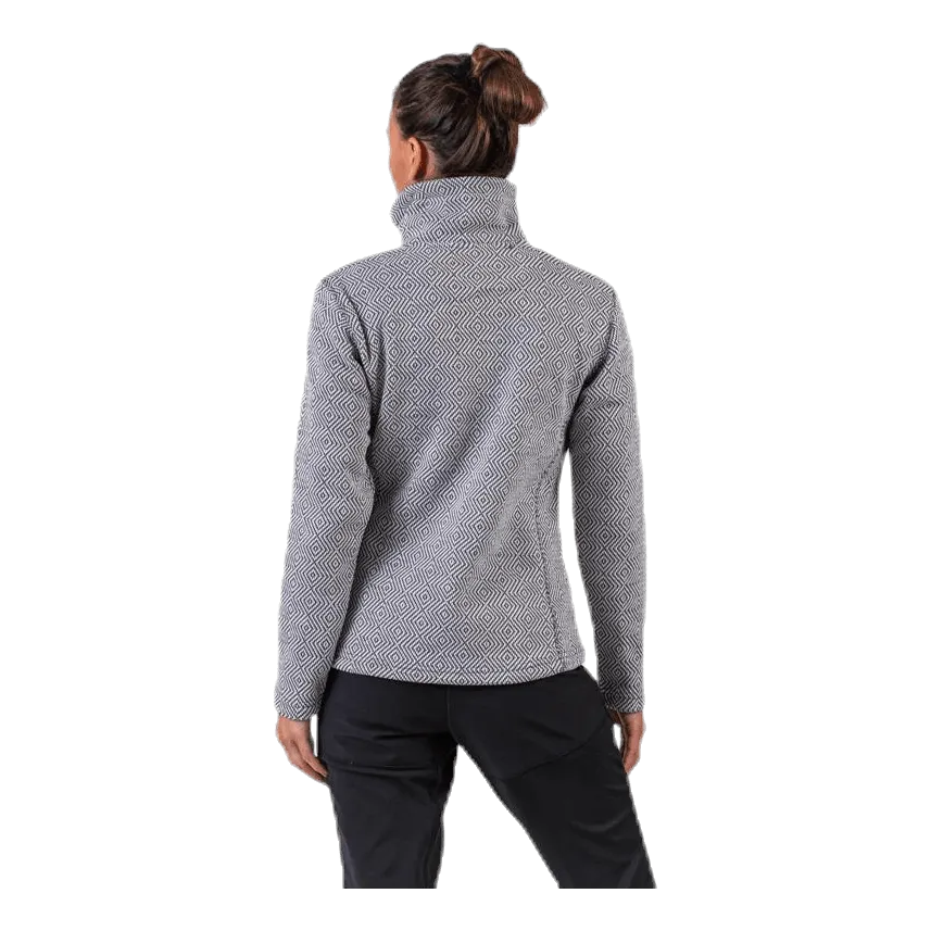 Weather Report Freida Melange Fleece Jacket Grey