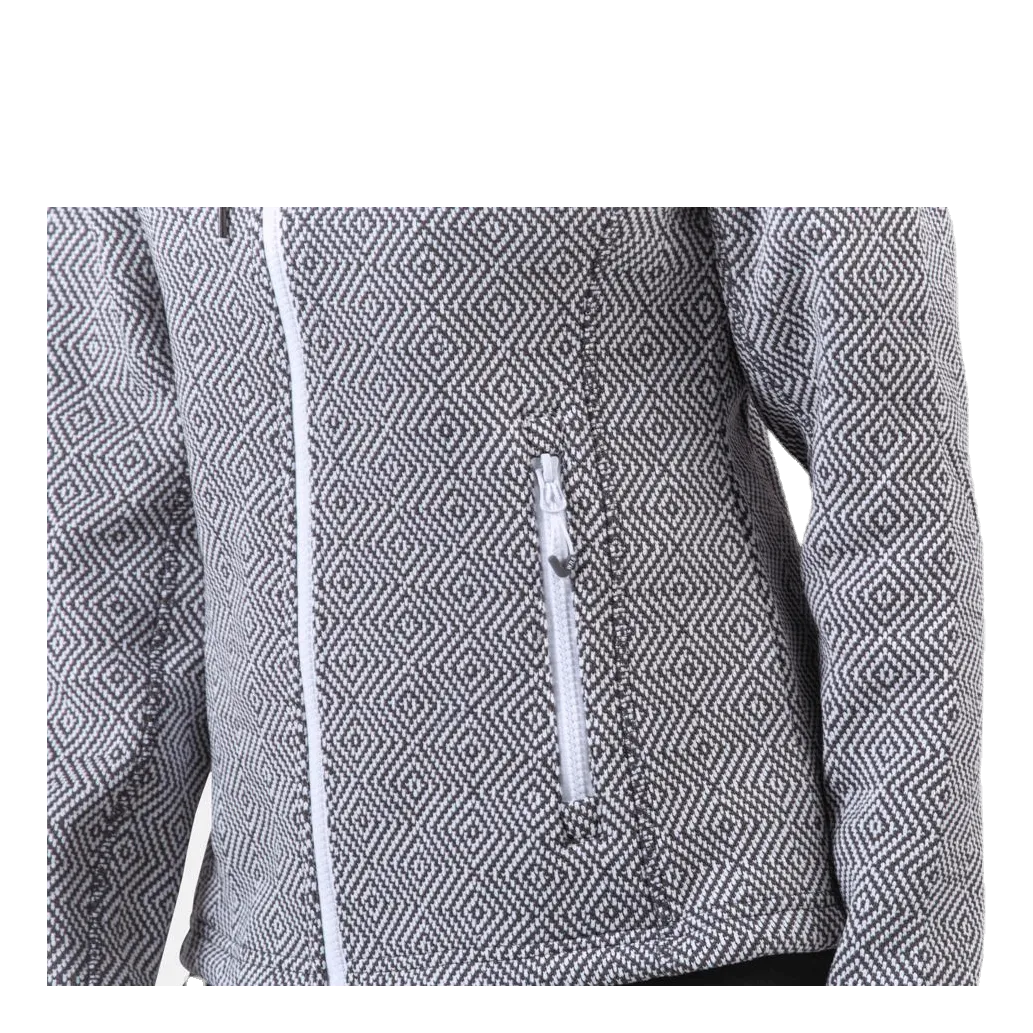 Weather Report Freida Melange Fleece Jacket Grey